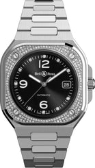 Bell & Ross Watch BR 05 Diamond Bracelet BR05A-BL-STFLD/SST