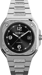 Bell & Ross Watch BR 05 Diamond Bracelet BR05A-BL-STFLD/SFD