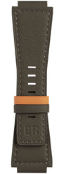 Bell & Ross Strap BR01/BR03 Calfskin Khaki Orange Reversible