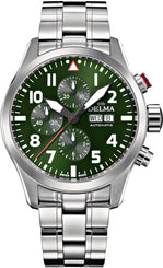 Delma Watch Commander Chronograph Green 41702.580.6.149
