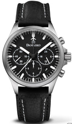 Damasko Watch DC 76 Leather With Double Stitch Pin Buckle