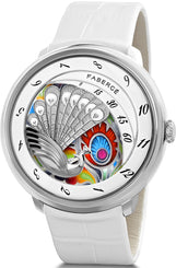Faberge Watch Compliquee Peacock Arte White Gold Multicolour Limited Edition 2815/1