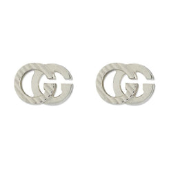 Gucci GG Running 18ct White Gold Stud Earrings YBD652219002