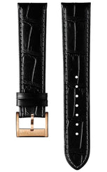 Hamilton Strap Jazzmaster Aligator Leather Black H600.325.113