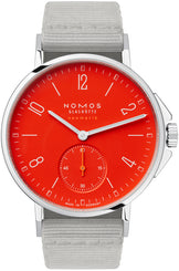 Nomos Glashutte Watch Ahoi Neomatik Signalrot Sapphire Crystal 563