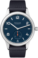 Nomos Glashutte Watch Club Automat Datum Atlantik Sapphire Crystal 776