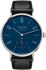 Nomos Glashutte Watch Tangente Neomatik 39 Nachtblau Sapphire Crystal 142