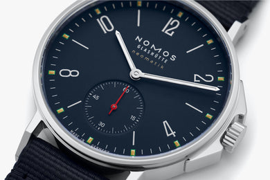 Nomos Glashutte Watch Ahoi Neomatik Atlantic Sapphire Crystal