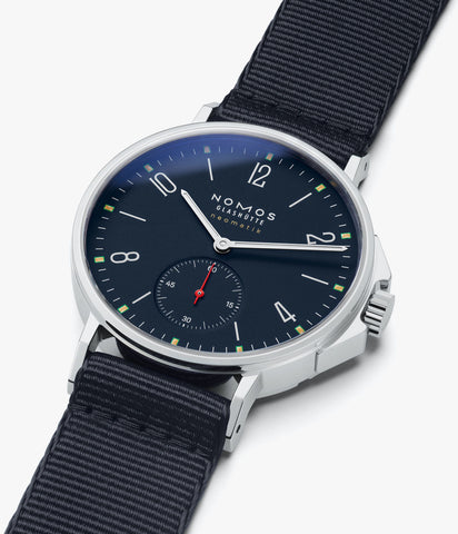 Nomos Glashutte Watch Ahoi Neomatik Atlantic Sapphire Crystal