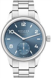 Nomos Glashutte Watch Club Sport Neomatik Polar Blue Sapphire Crystal 750