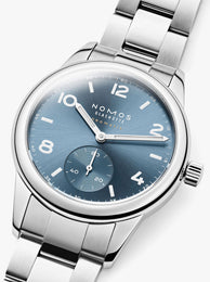 Nomos Glashutte Watch Club Sport Neomatik Polar Blue Sapphire Crystal