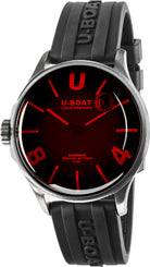 U-Boat Watch Darkmoon 40mm Red SS Glass 9305