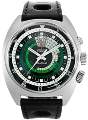 Vulcain Watch Cricket 70s Nautical Black Green 100159A97.BAC116
