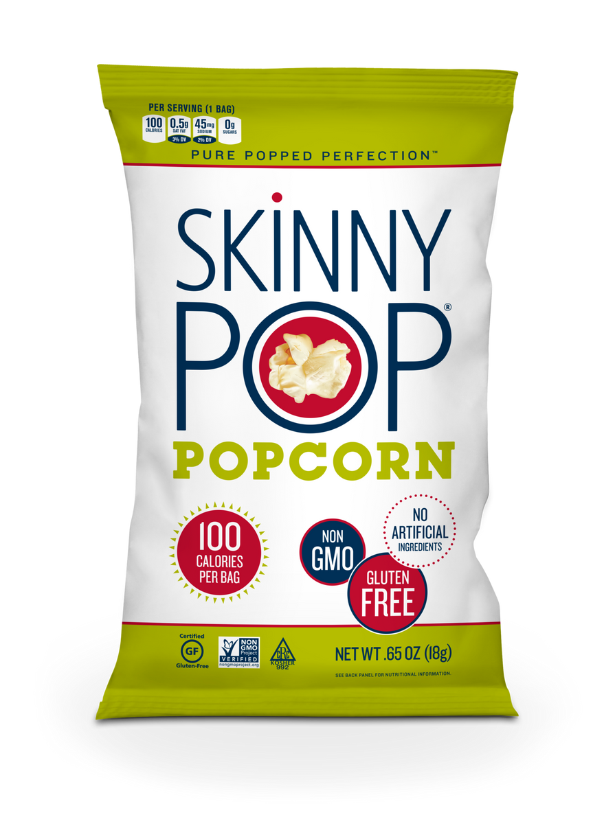 Skinny Pop Popcorn Original Snack Pack Healthy Snack Solutions 