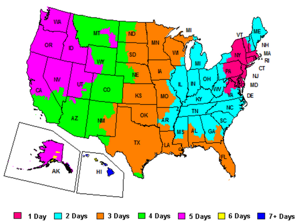 Swag Brewery FedEx Home Delivery Shipping Map