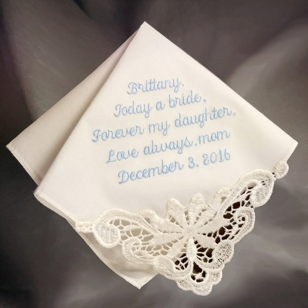 ladies wedding handkerchiefs