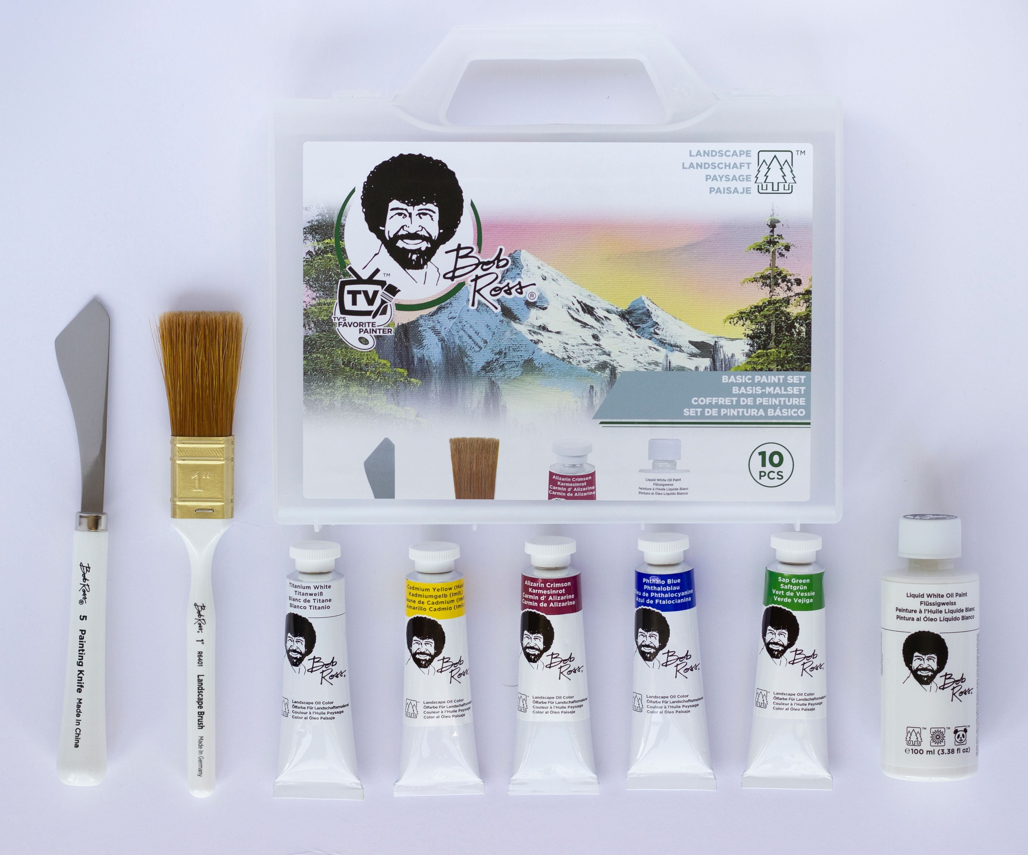Bob Ross Oil Painting Basic set - New style made by Golden | The Great