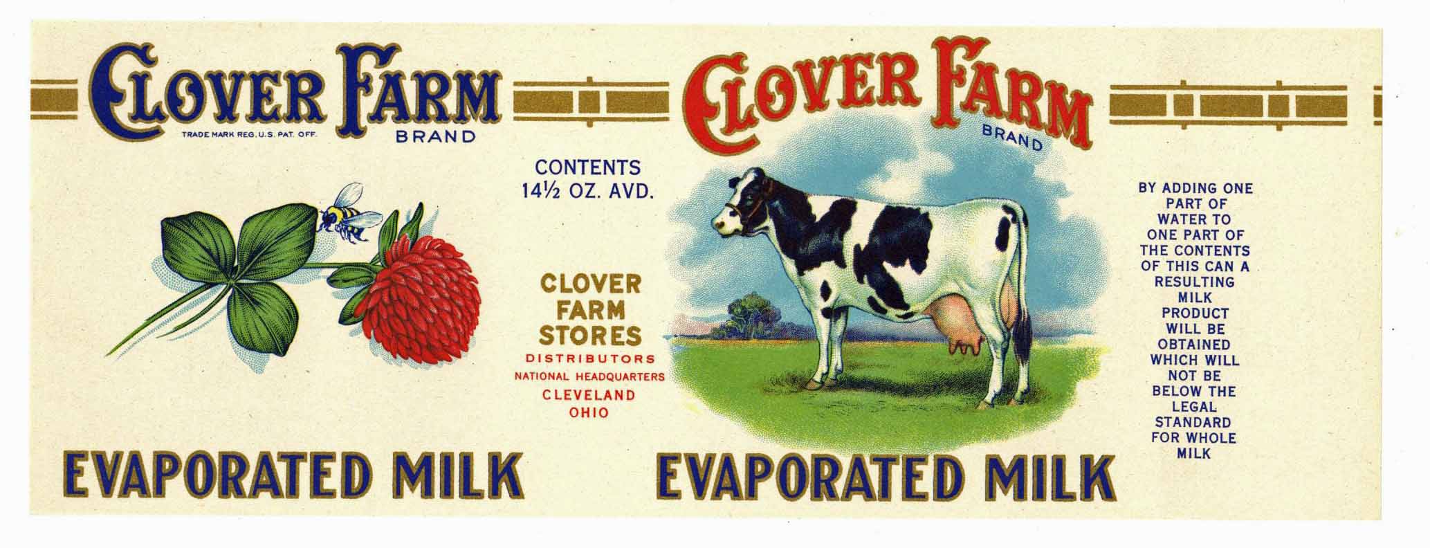 Vintage labels CANNING Lot of 13 different Clover Farm Green Mount Allens unused
