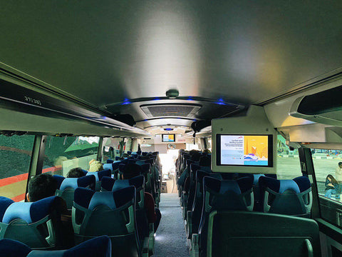 Abu Dhabi Dubai Bus Interior
