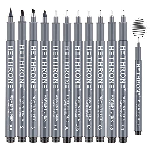 Hethrone Hand Lettering Pens Calligraphy Brush Pen Set Size – HETHRONE