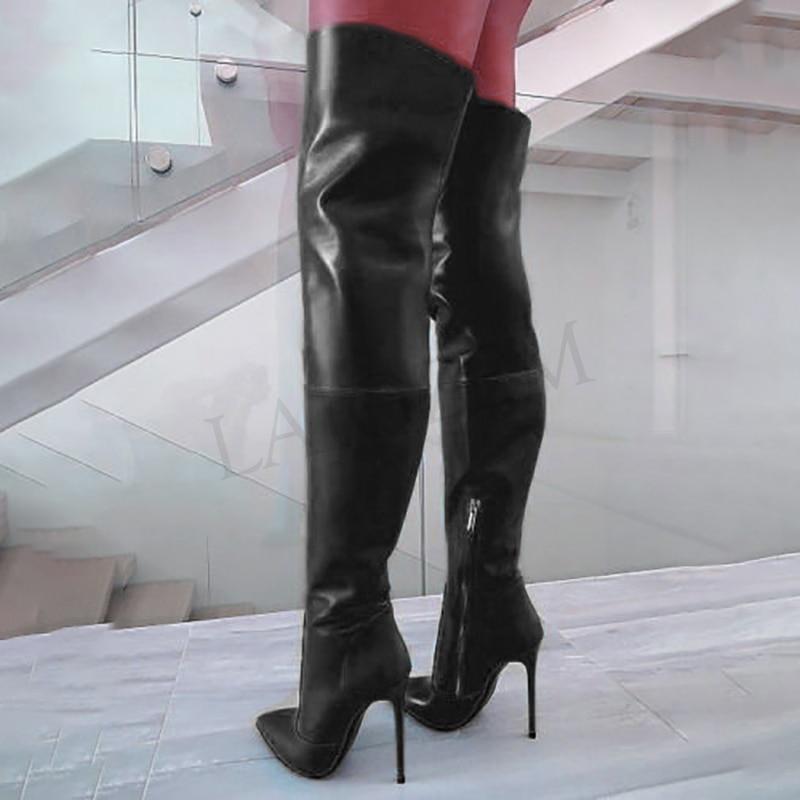 thigh high stiletto boots