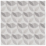 'Leaf' Grey - Encaustic Tile (sample) as seen in Elle Decoration UK