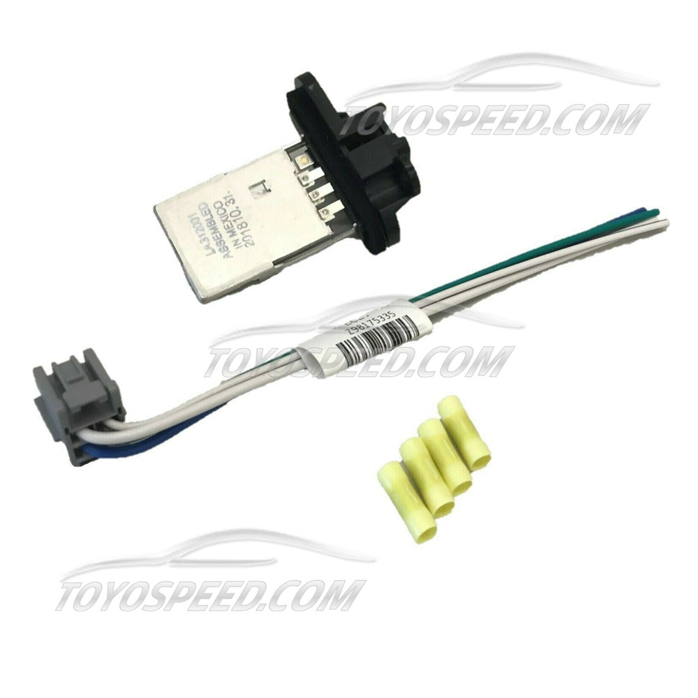 GENUINE OEM TOYOTA TACOMA 2005-2017 BLOWER MOTOR RESISTOR & PIGTAIL CONNECTOR 