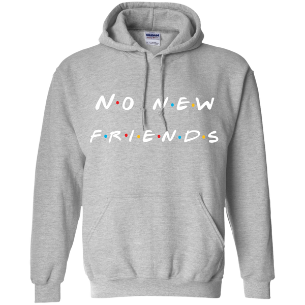 no new friends hoodie