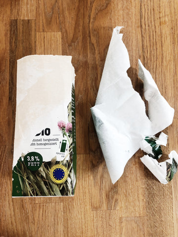 Milchkarton Milchtüte upcycling Tetrapack aufwerten Do it Yourself kreative Pflanztöpfe selber machen aus alt mach neu hausjungle