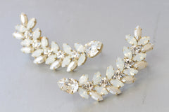 climbing pearl earrings