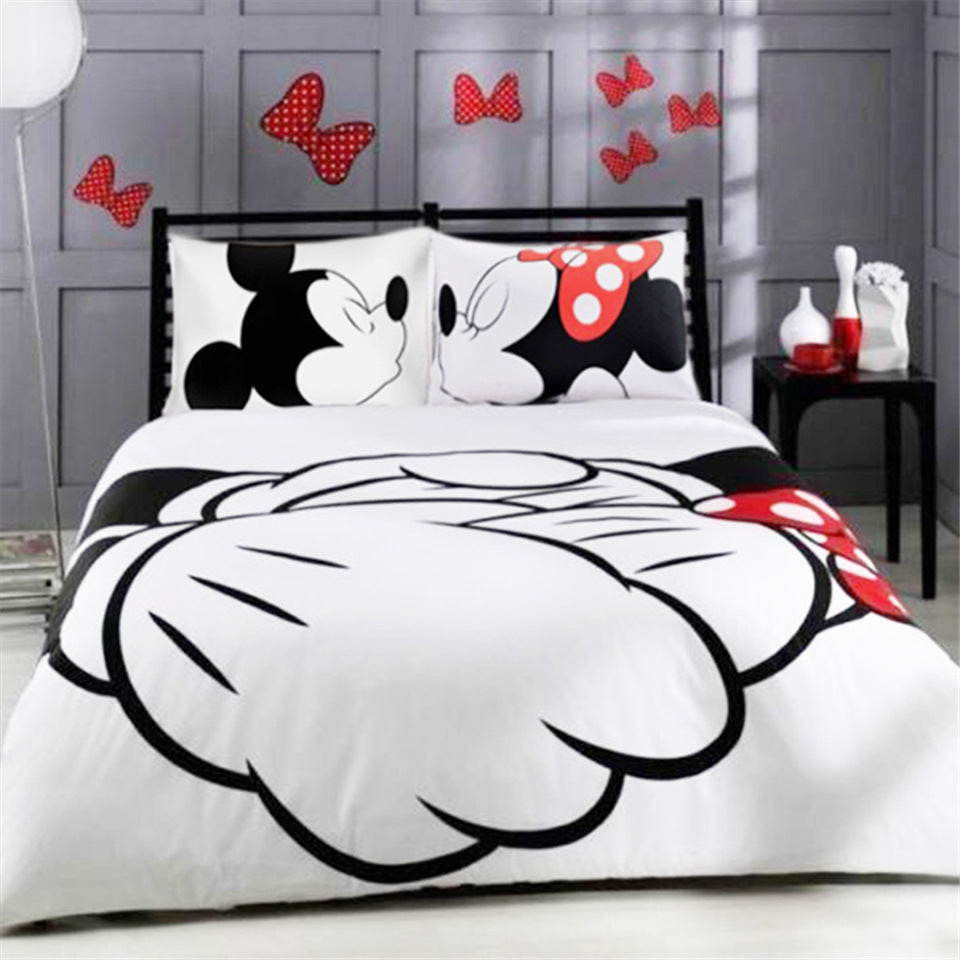 Buy Mickey Minnie Mouse Bedding Get A Free Luxury Blue Crystal