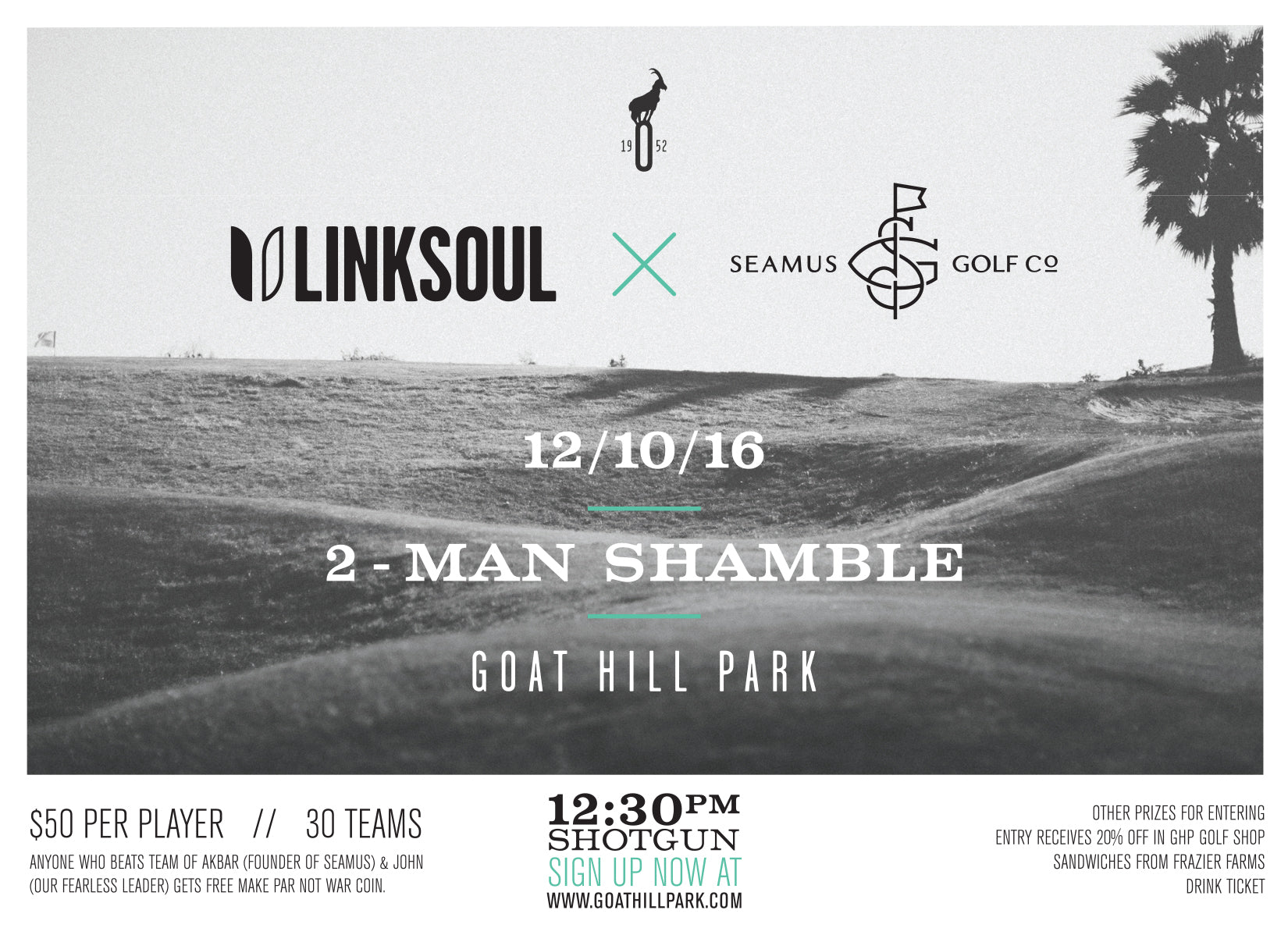 LINKSOUL X SEAMUS 2-MAN AT GOAT HILL PARK :: SHAMBLE