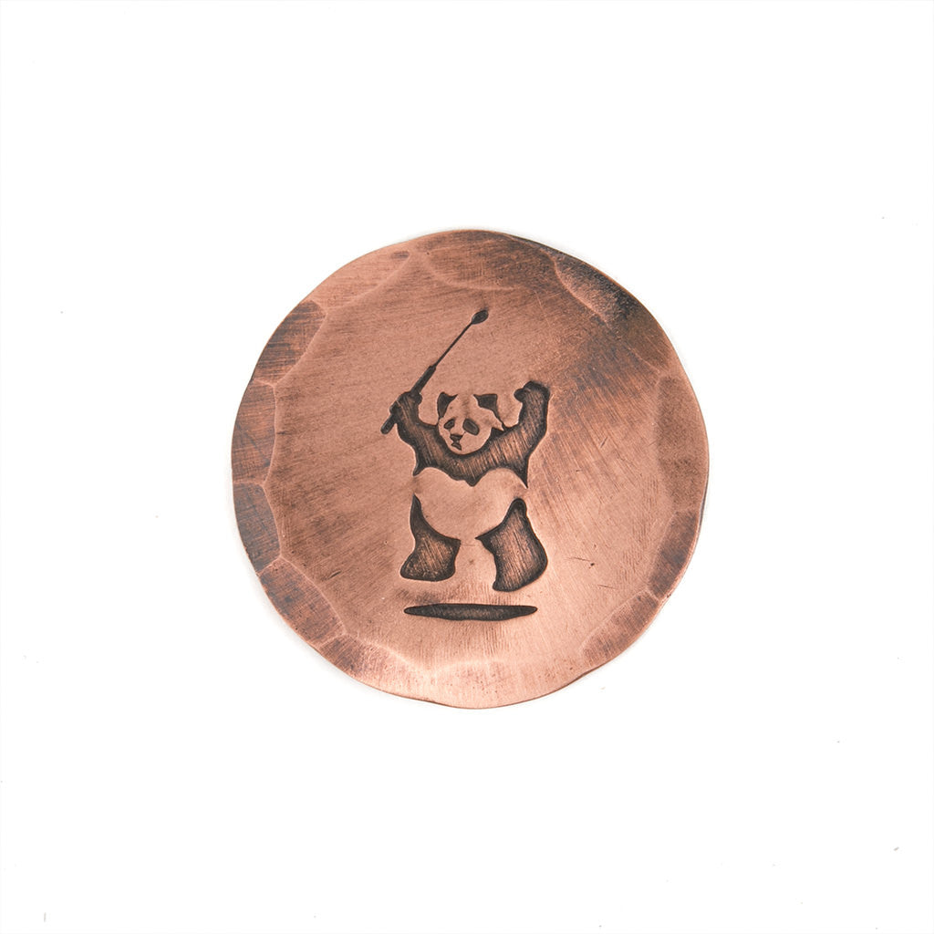 HAND FORGED® X PRESS GOLF® PANDA PHIL ARTISTS EDITION BALL MARK - Copper