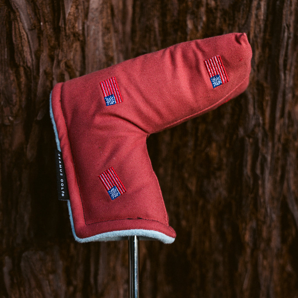 Old Glory - Nantucket Red Magnet Blade Putter Cover