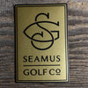 Seamus Golf Matte Gold Sticker