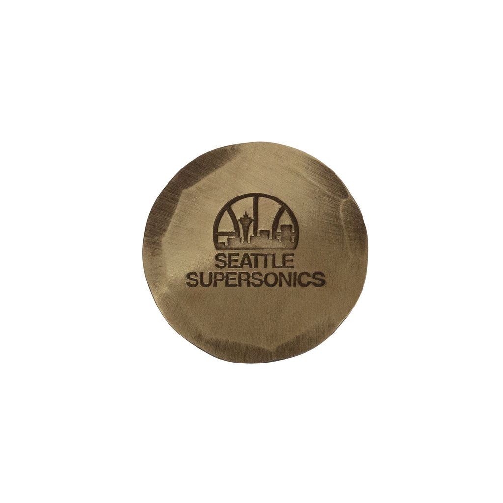 Hand Forged® Seattle SuperSonics Ball Mark - Bronze