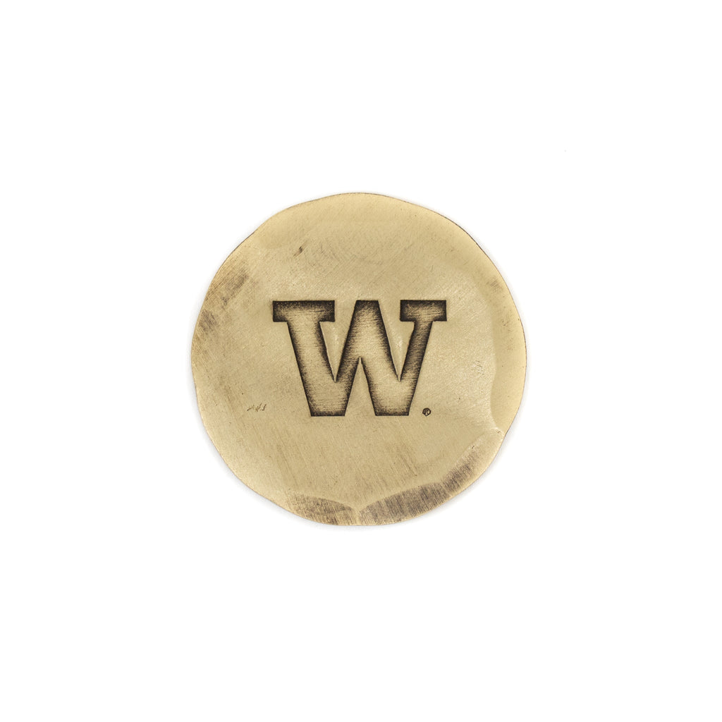 Hand Forged® University of Washington Ball Mark - Bronze