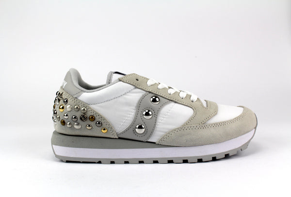 Saucony Jazz White Personalizzate Borchie – Ballo Da Sola