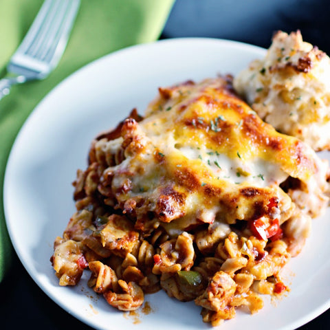 Crazy Good Cheesy Chicken Pasta | ModernMuslimHome.com