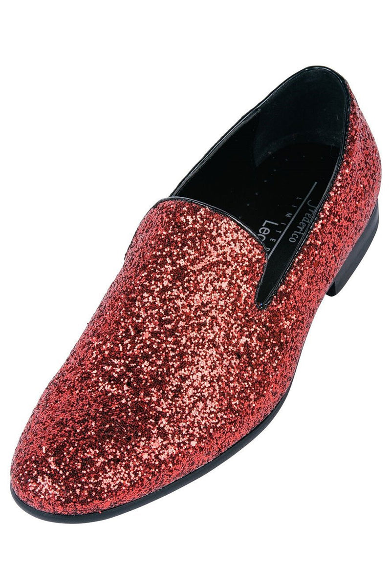 red sparkle dress shoes