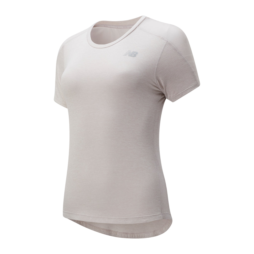 new balance women's go 2 short sleeve top