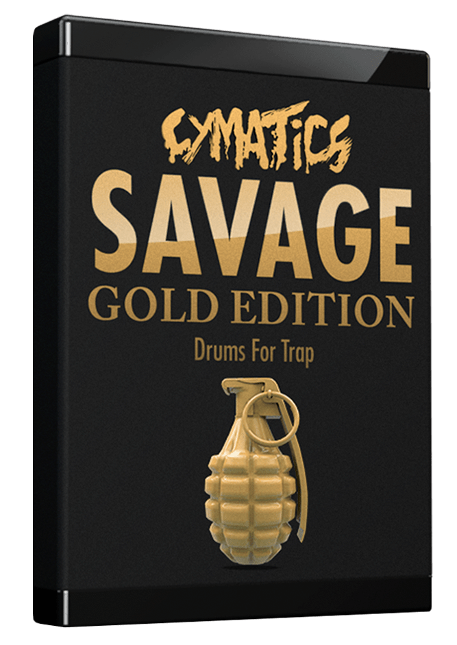 Cymatics Savage Drums For Trap Gold Edition