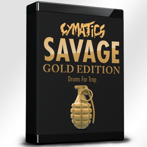 Cymatics Savage Drums For Trap Gold Edition