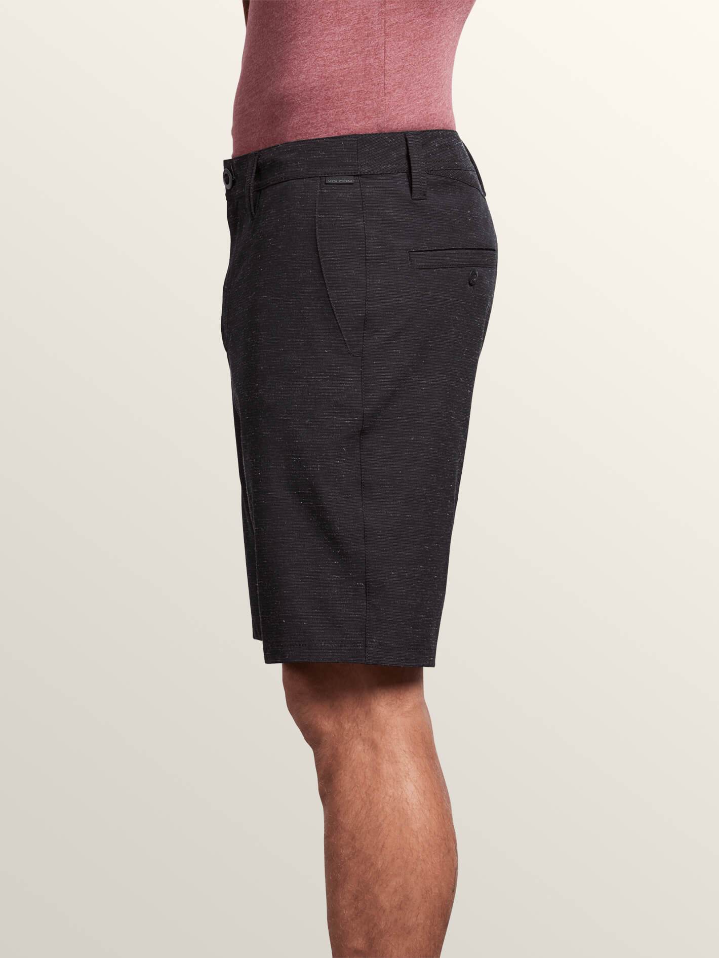 Frickin Surf N' Turf Slub Hybrid Shorts In Black, Alternate View