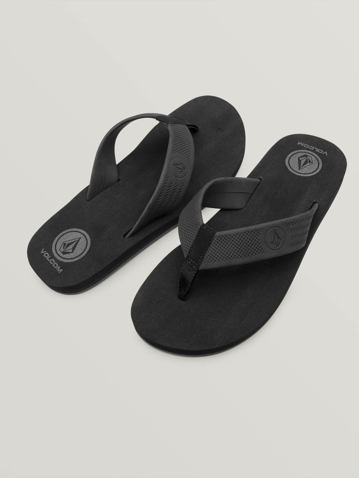 volcom black sandals