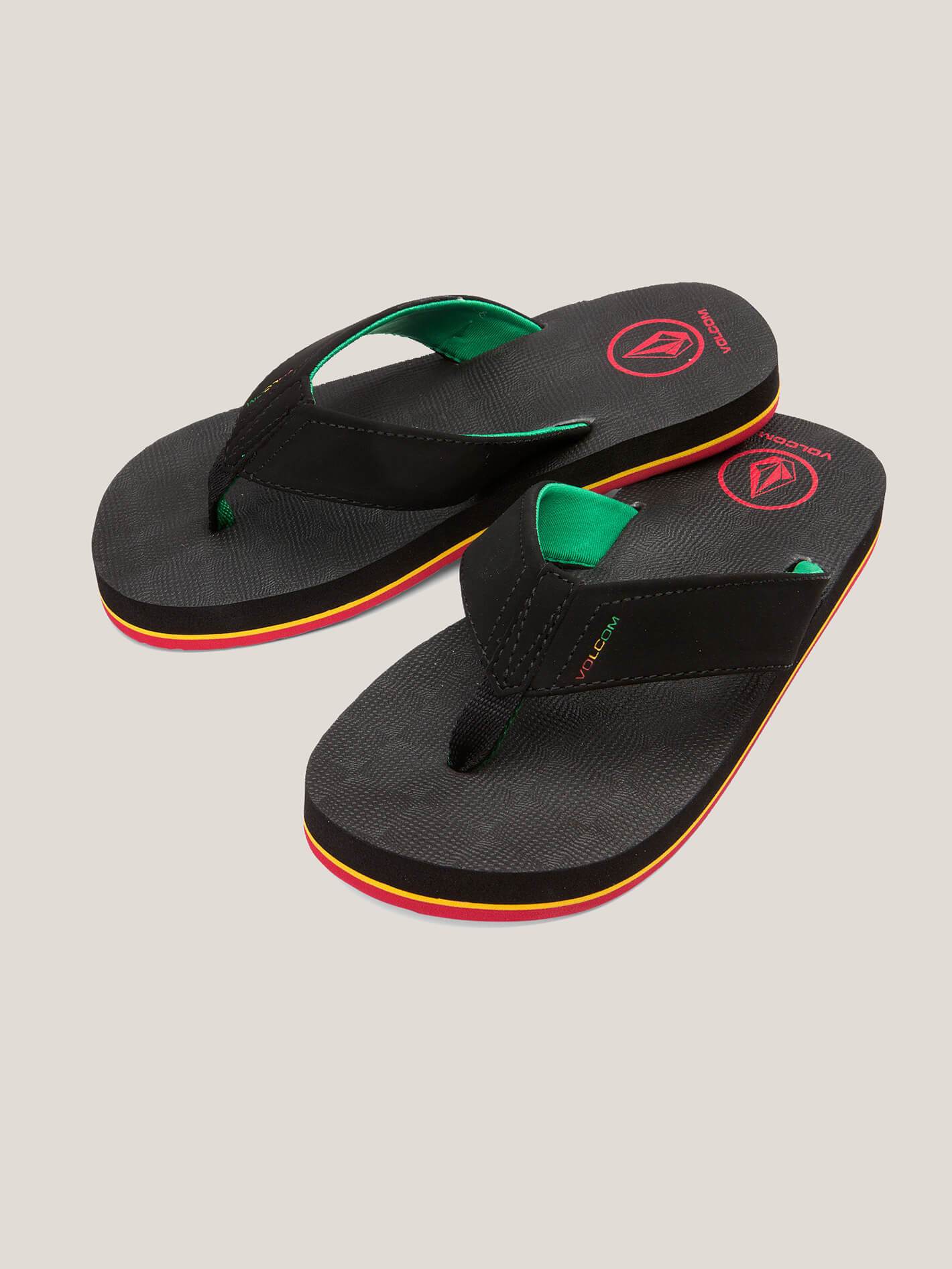 Big Boys Victor Sandals In Multi, Front View