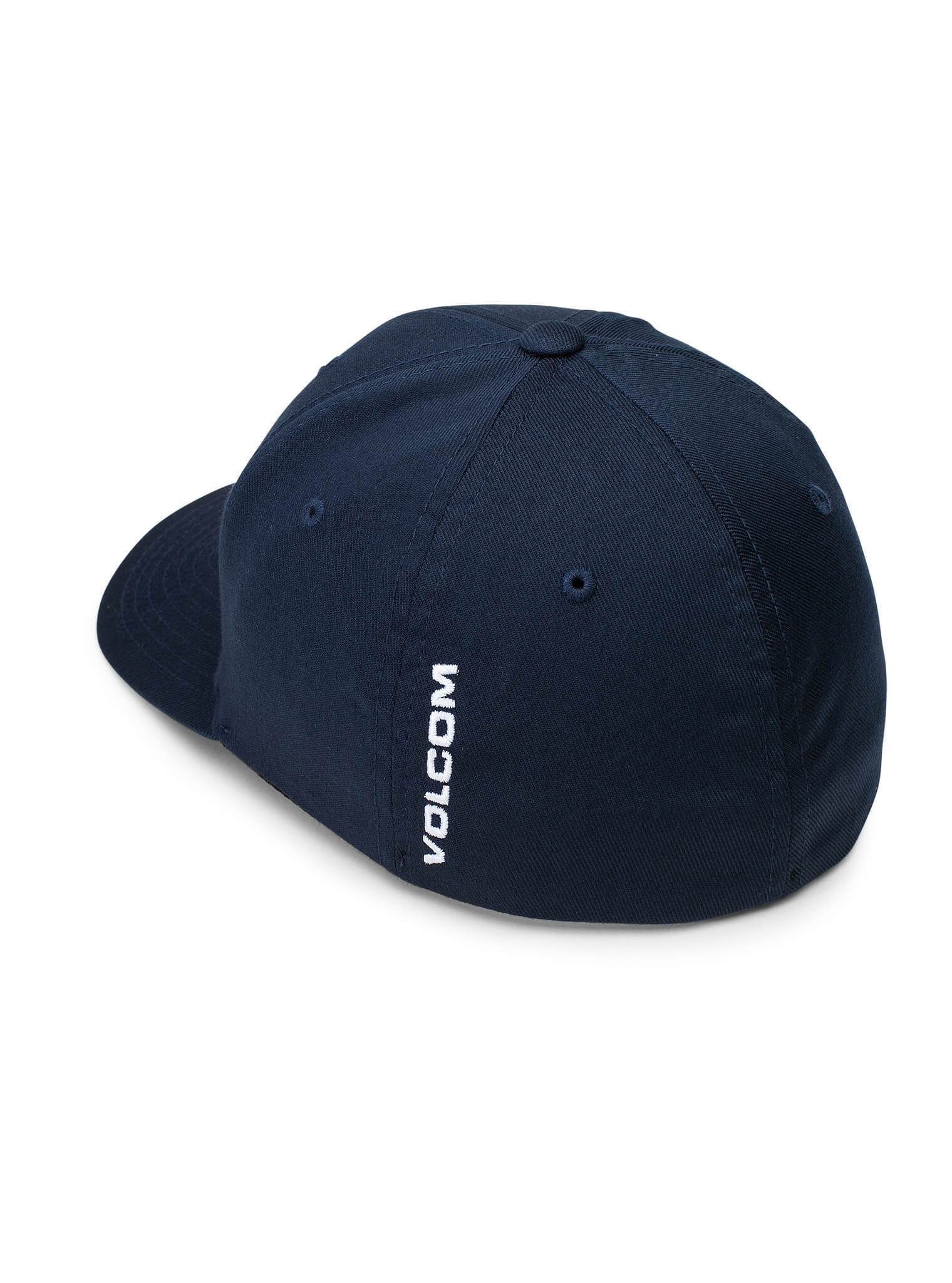 Little Boys Full Stone Xfit Hat In Navy, Back View