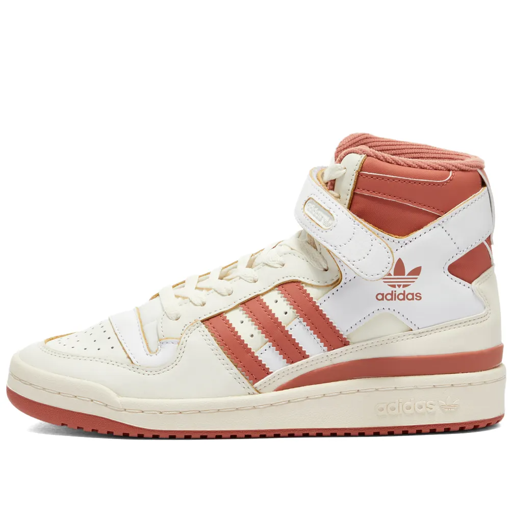 cuenco béisbol número Adidas Women's Forum 84 High (Off White/Magic Earth-White) – Centre