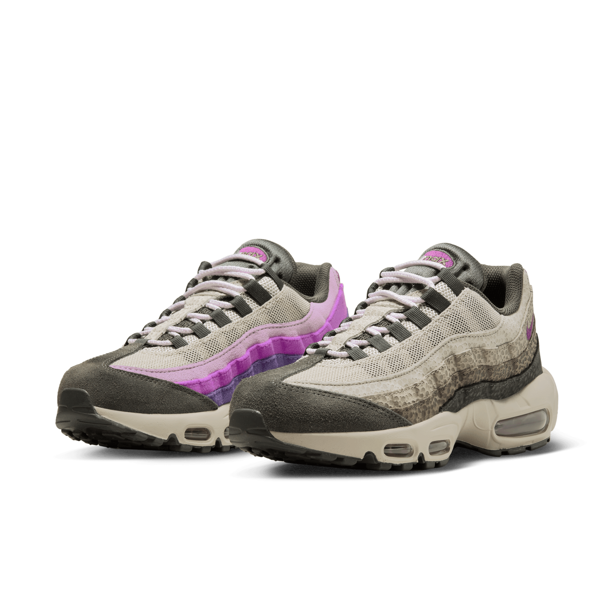Nike Women's Air Max 95 (Anthracite/Viotech/Ironstone-Moon Fossil) –