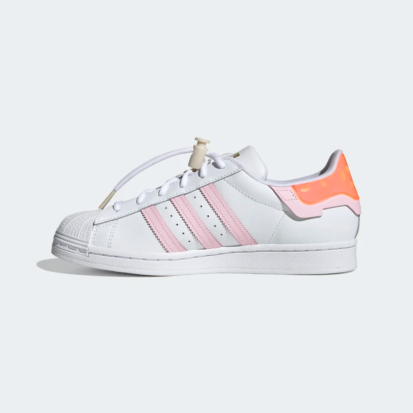lijn worst betaling Adidas Women's Superstar (White/Clear Pink/Solar Red) – Centre